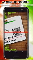 Aadhar Card QR Code Scanner Affiche