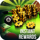 instant Rewards daily free coins for 8 ball pool simgesi