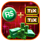 Instant Roblox Code :  r$ and Tix Simulator icône