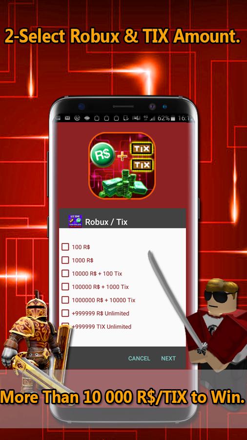 Instant Roblox Code R And Tix Simulator For Android Apk Download