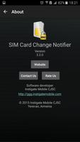 برنامه‌نما SIM Card Change Notifier عکس از صفحه