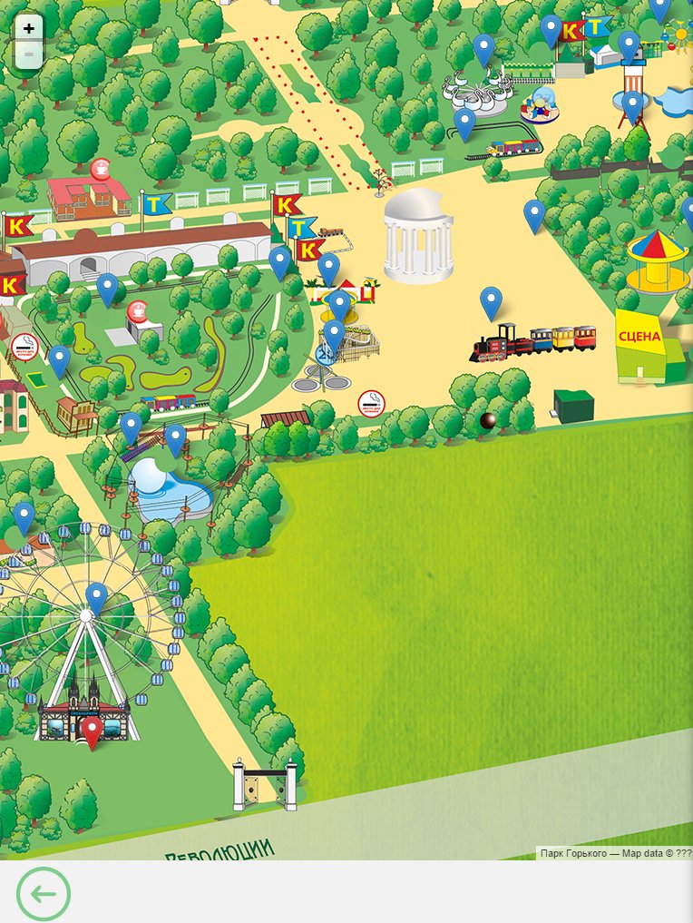 Карта парка горького москва онлайн
