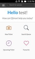 QSmart - The Future of Queuing الملصق