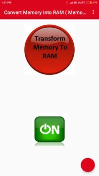 Convertir la mémoire en RAM 