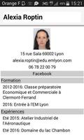 Alexia Roptin CV الملصق