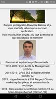 Alexandre Basma CV for CODAPPS Affiche