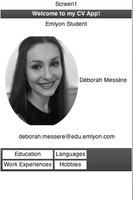 Deborah Messere CV for Codapps Affiche