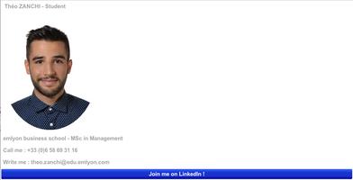 برنامه‌نما Mobile Resume - Théo ZANCHI عکس از صفحه