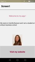 Camille Buisson CV-poster