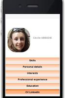 Cécile ABBADIE CV for Codapps постер