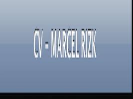 Marcel Rizk's CV 스크린샷 1