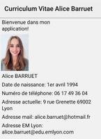 Alice Barruet CV for CODAPPS screenshot 1