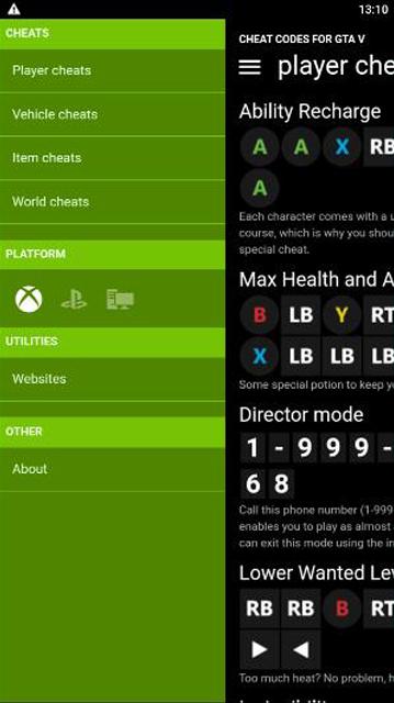 Cheat Codes for GTA V - Apps on Google Play