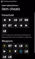 Cheat Codes for GTA V ảnh chụp màn hình 5