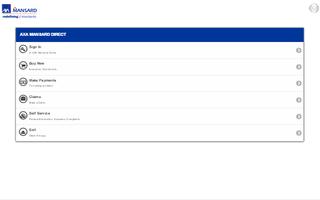 AXA Mansard Mobile تصوير الشاشة 2