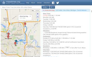 Mass Times for Travel syot layar 1