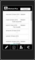 iWorkedPlus capture d'écran 1