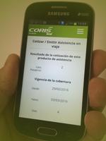 برنامه‌نما Coris Mobile عکس از صفحه