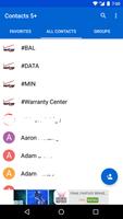 Contacts 5+ (w/ Groups) الملصق