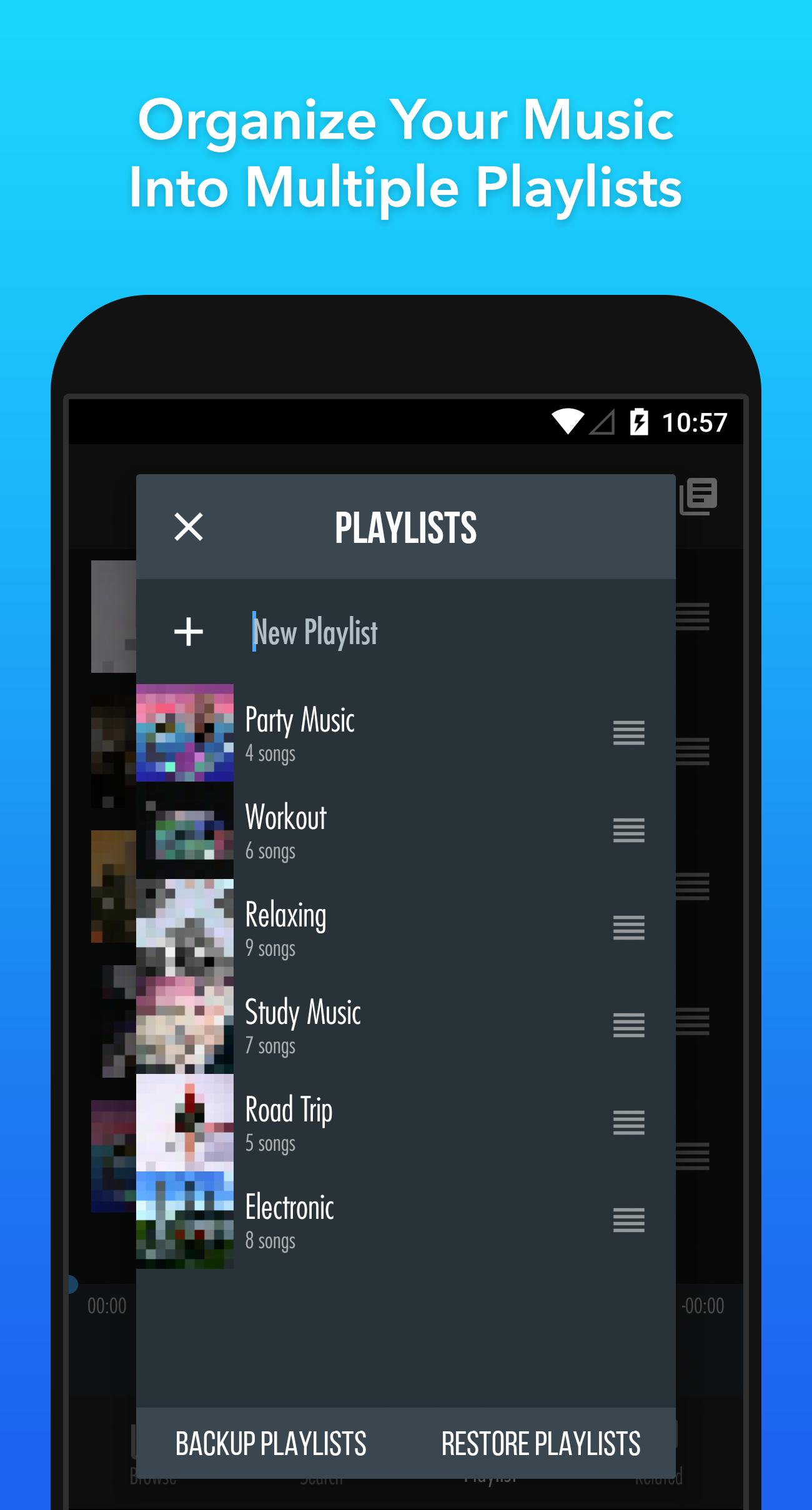 Free Mp3 Music Streaming & Streamer - AudioRave for Android - APK Download