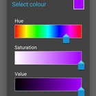 Color picker ไอคอน