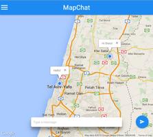 MapChat (Beta) الملصق