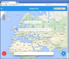 برنامه‌نما MapChat (Beta) عکس از صفحه