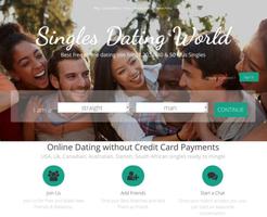 Singles Dating World App تصوير الشاشة 1