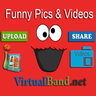 SHARE FUNNY PICS and VIDEOS-icoon
