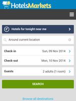 HotelsMarkets - Hotels Search. पोस्टर