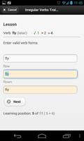 IVT - Irregular Verbs Trainer screenshot 1