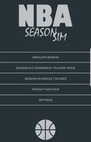 NBA Season Sim - Basketball Analysis & Predictions โปสเตอร์