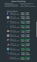 NBA Season Sim - Basketball Analysis & Predictions ภาพหน้าจอ 3