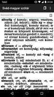 Swedish-Hungarian dictionary poster