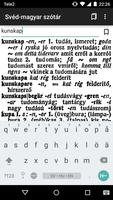 Swedish-Hungarian dictionary screenshot 1