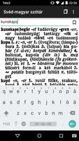 Swedish-Hungarian dictionary screenshot 2