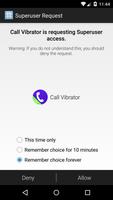 Call Vibrator(Lite) - Root تصوير الشاشة 1