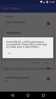Call Vibrator(Lite) - Root تصوير الشاشة 2