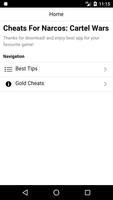 Cheats For Narcos Cartel Wars ảnh chụp màn hình 1