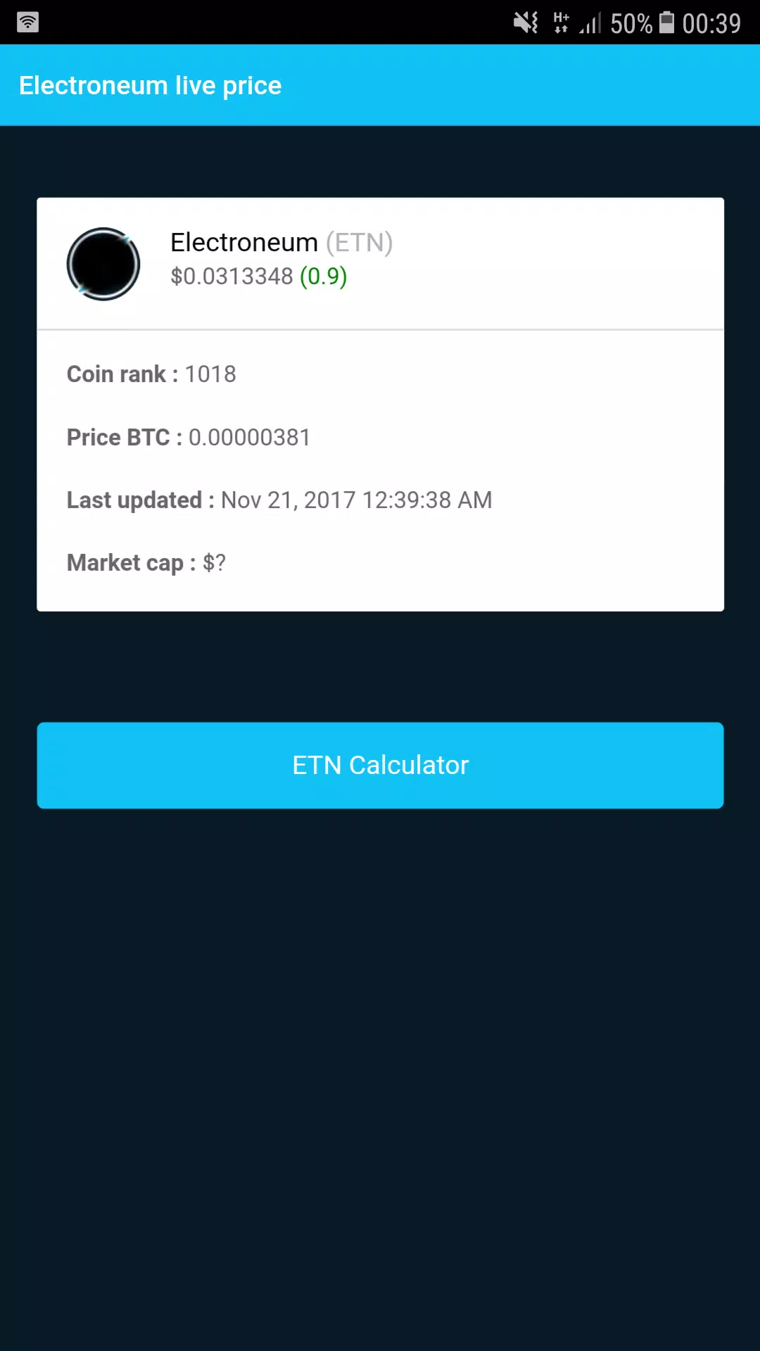 ETN analytics : ETN price and calculator APK for Android Download