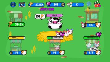 Princess Cow Nom Nom Evolution ảnh chụp màn hình 1