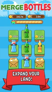 Screenshot 2 for Merge Bottle - Kawaii Idle Evo