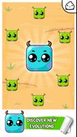 Cartoon Cubes Evolution - Idle Clicker Game Kawaii ảnh chụp màn hình 1