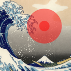 Hokusai Hanabi أيقونة
