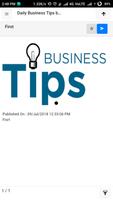 Daily Business Tips by Raj capture d'écran 1