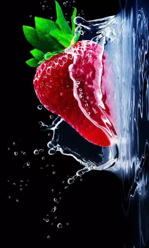 Tải xuống APK Nature live wallpaper (strawberry, fruit, splash) cho Android Tải xuống APK Nature live wallpaper (strawberry, fruit, splash) cho Android