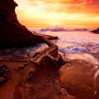 Cliff and ocean live wallpaper 图标