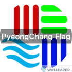PyeongChang flag live wallpaper icono