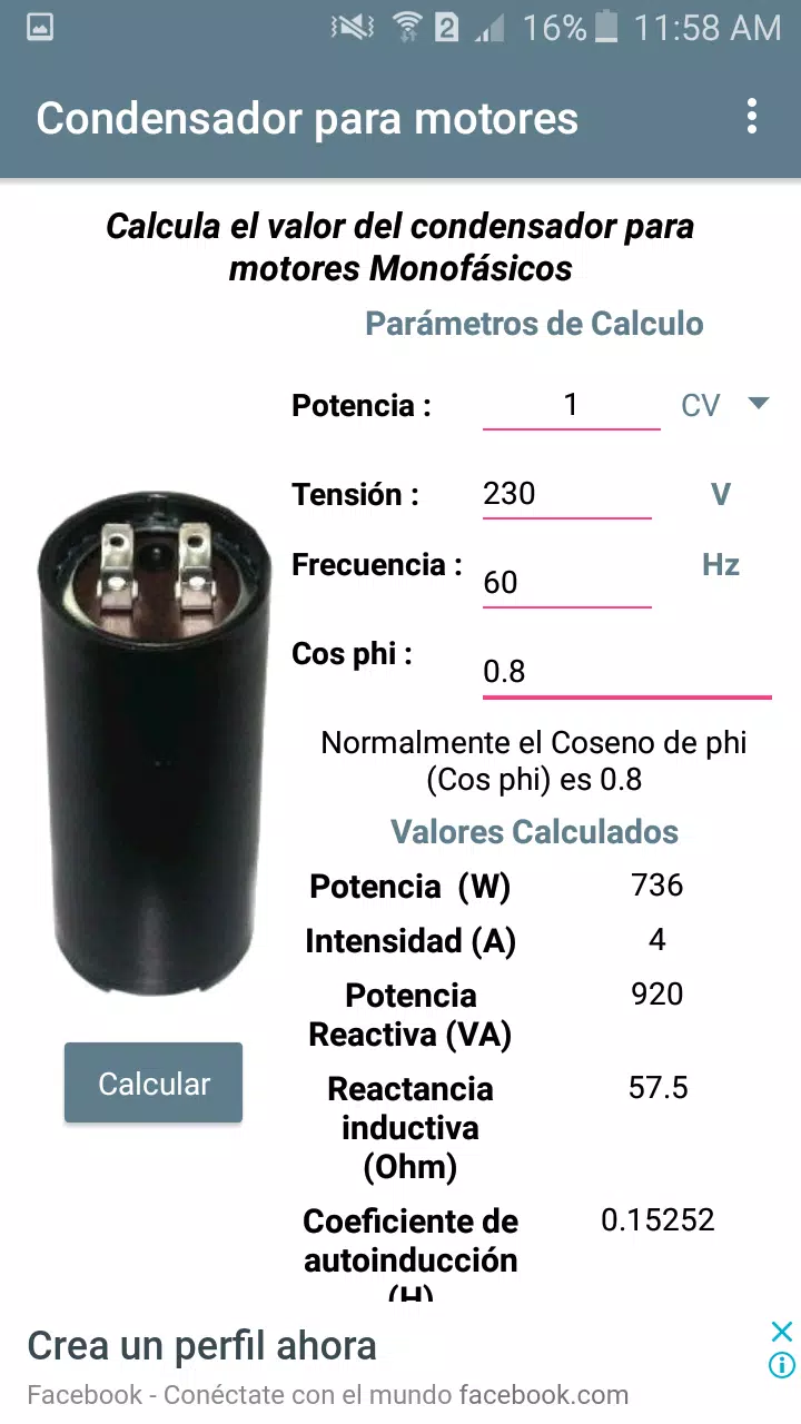 recuperación Altitud Merecer Descarga de APK de Condensador para Motores para Android