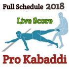Kabaddi Live Score 2018- schedule & Teams icône
